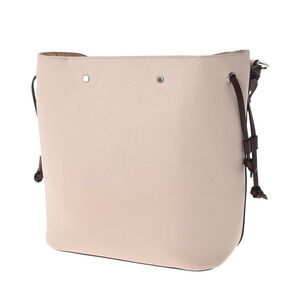 Louis Vuitton Quartz Me Shoulder Bucket Rose Soie Grained Calfskin Bag Pink Lock